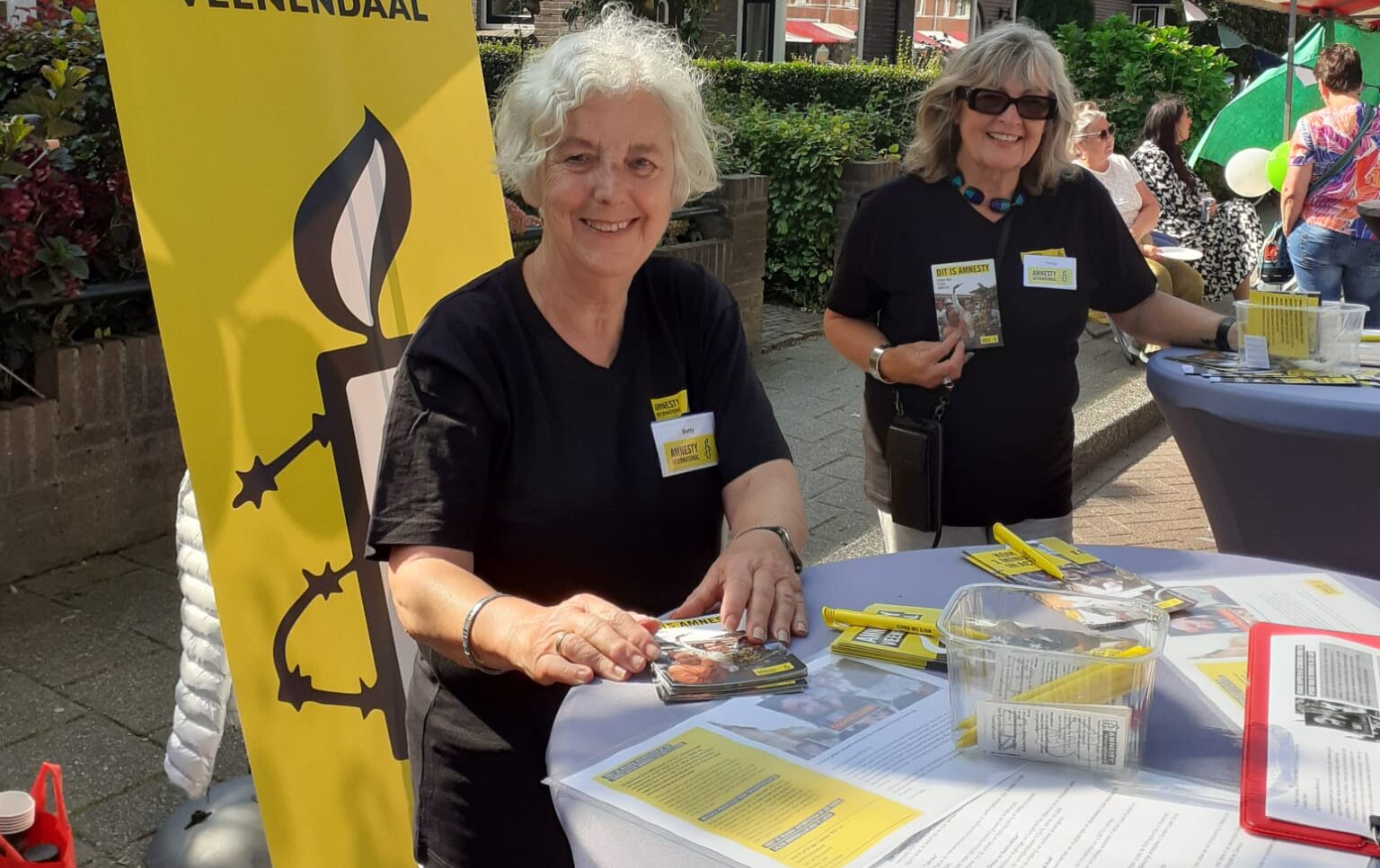 Amnesty actie Ossenmarkt