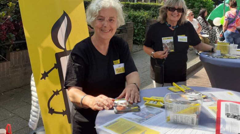 Amnesty actie Ossenmarkt