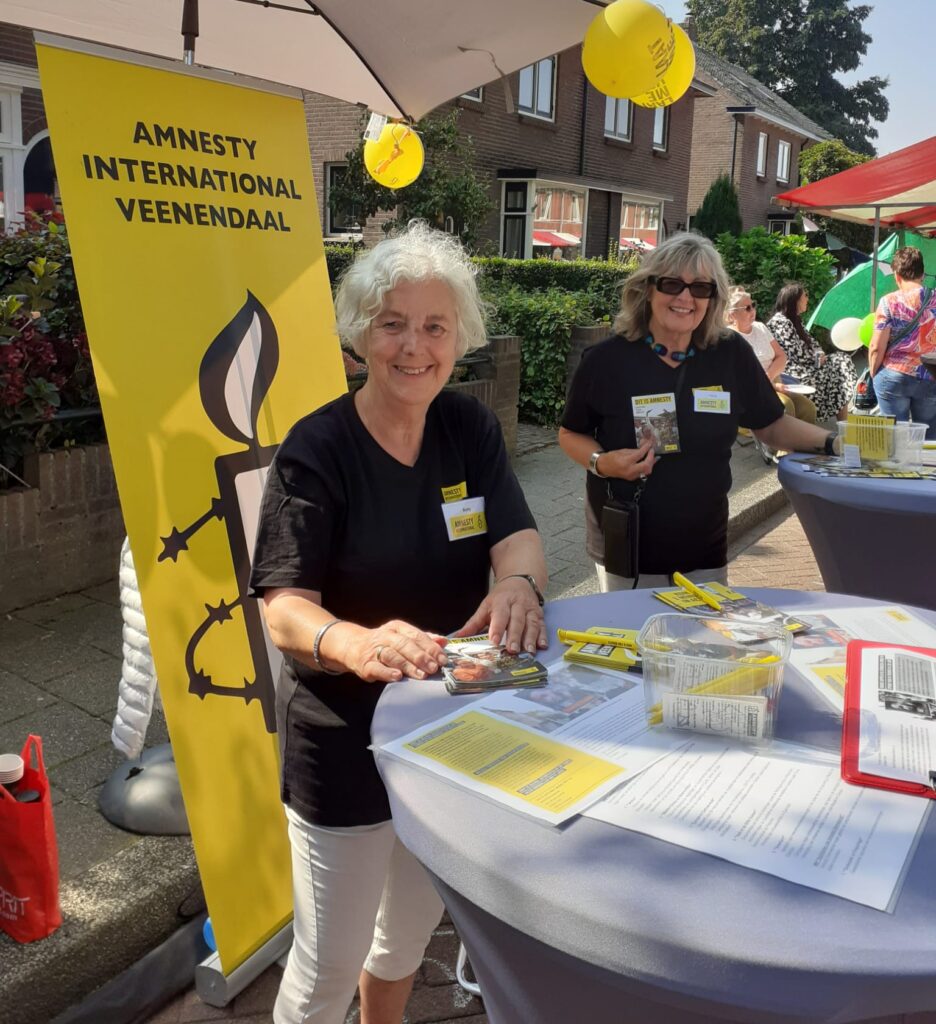 Amnesty actie Ossenmarkt