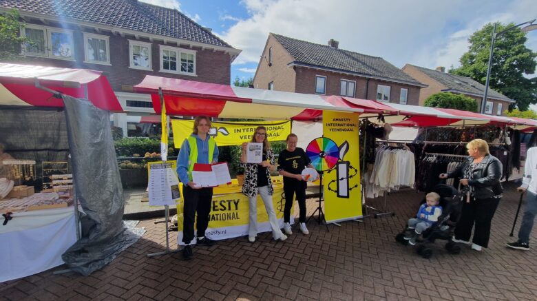 actie op de Ossenmarkt